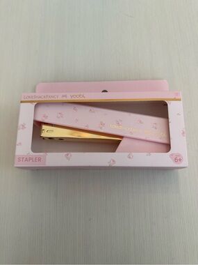 LoveShackFancy x Target - Yoobi Blooming Heirloom Stapler Strawberry Macaroon